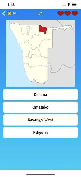 Game screenshot Namibia: Provinces Quiz Game apk