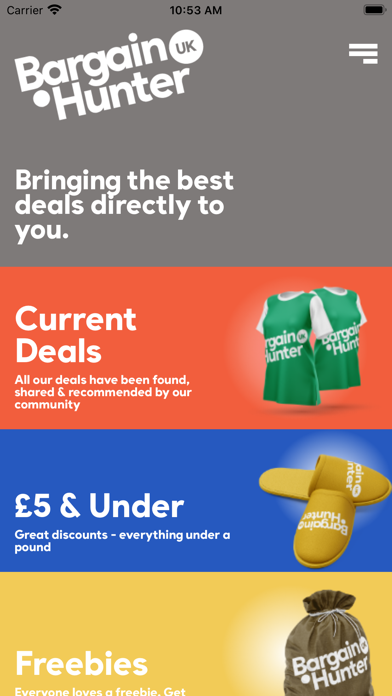 Bargain Hunter UK Screenshot