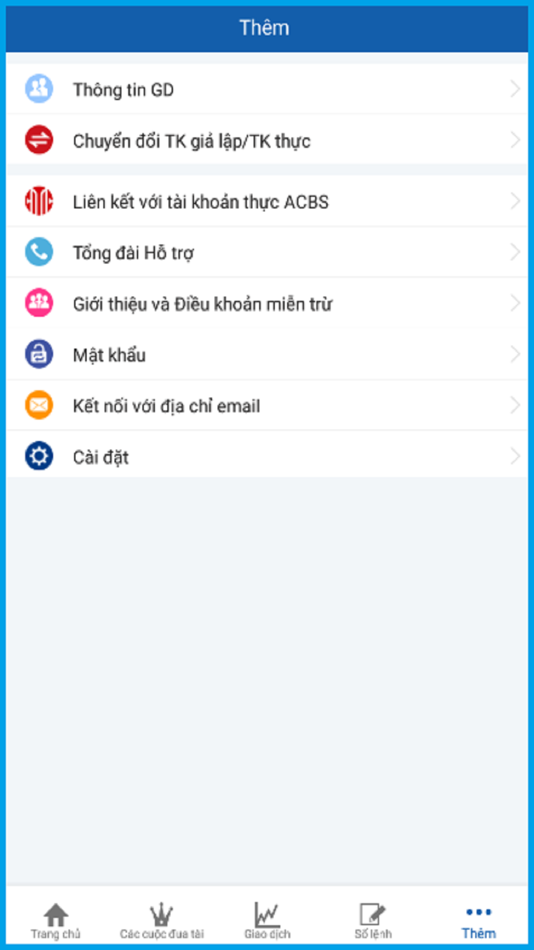 #1. ACBS TopTrader (iOS) 由: ACB SECURITIES CO. LTD