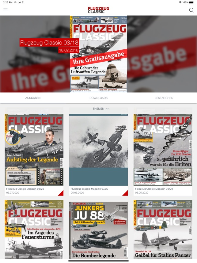 Flugzeug Classic Magazin」をApp Storeで