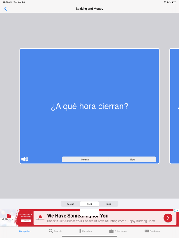 Screenshot #6 pour English to Spanish Phrasebook