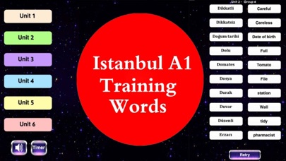 Istanbul A1 - Training words Screenshot