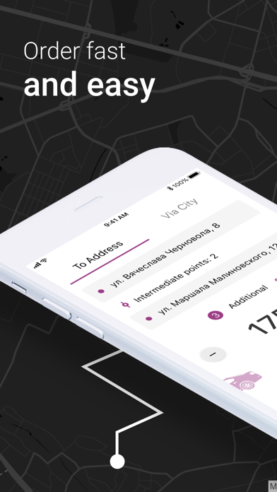 Pink taxi Screenshot