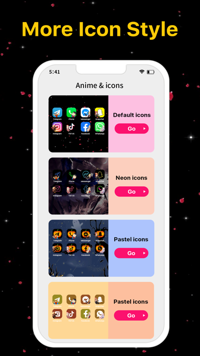 App Icons - Anime Theme Screenshot