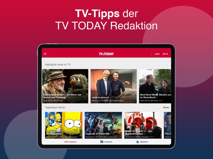 TV Today - Fernsehprogramm