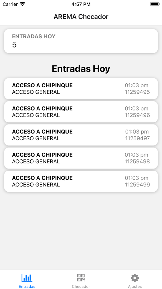 #1. AREMA Checador (iOS) 由: Arema Produccion Y Servicios, S.A. de C.V.