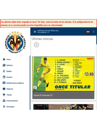 Screenshot 1 APV VILLAREAL C.F. iphone