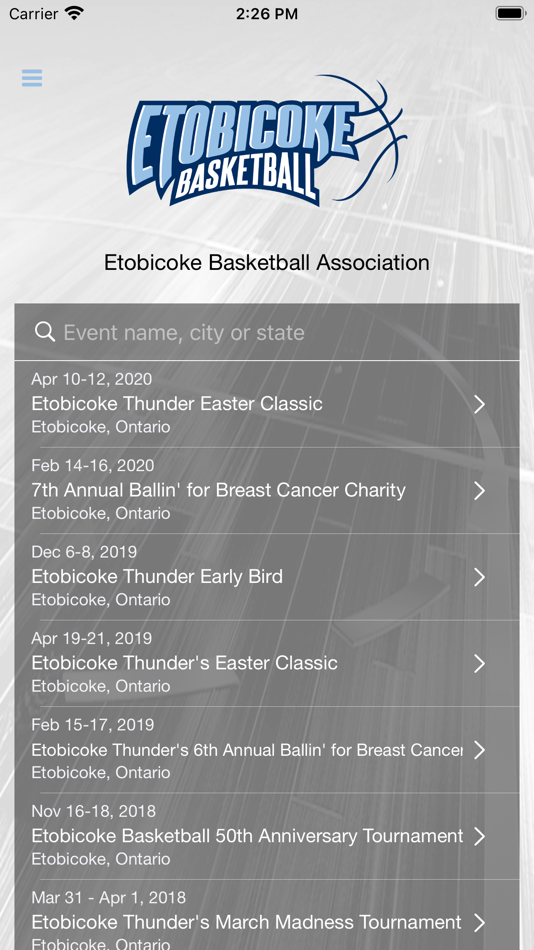 Etobicoke Basketball - 5.9.17 - (iOS)