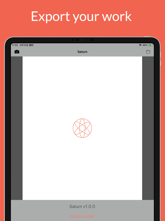 Saturn: Drawing Pad iPad screenshot 5 - Productivity app
