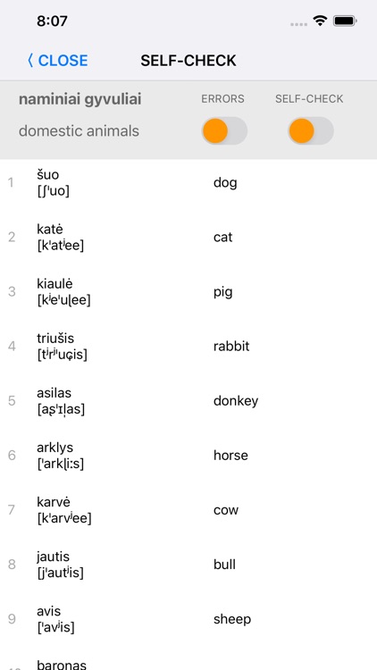 Learn Lithuanian words with ST screenshot-6