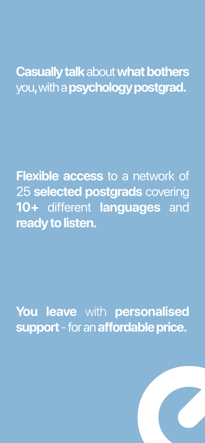 Relief Cheaper Than Therapy