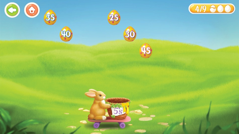 #4. Bunny Skip Count (iOS) 来自: Peak Rainbow