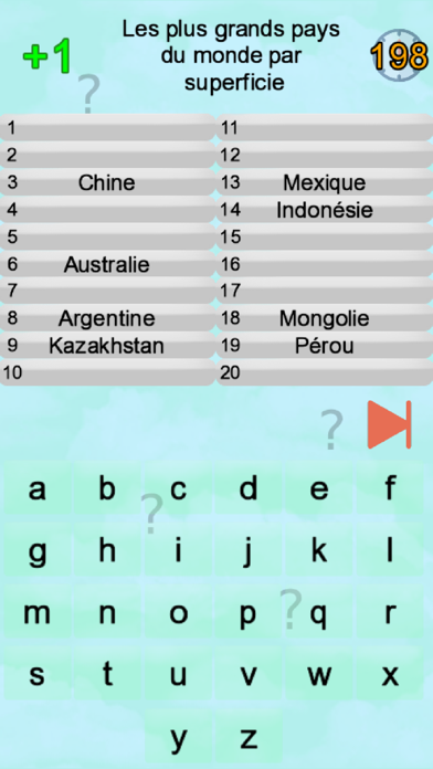 Screenshot #2 pour Pays du Monde Quiz