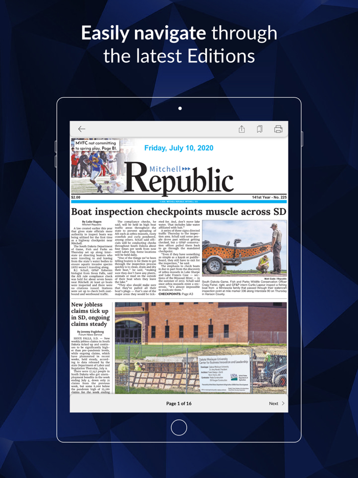 Mitchell Republic E-paper