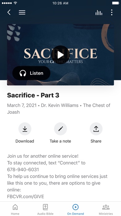 Screenshot 3 of Villa Rica First Baptist App