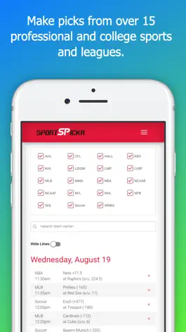 Game screenshot Sportspickr mod apk