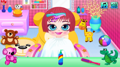 Emily Goes to Hair Salon Game Screenshot