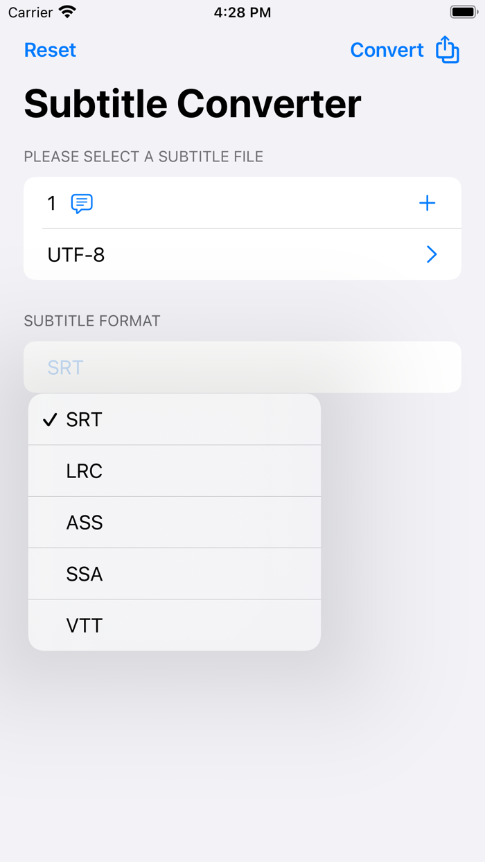 Ace Subtitle Converter