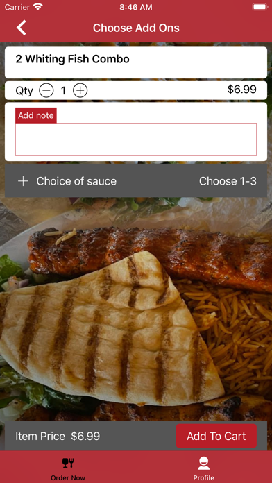 Aria Kabab Albany Screenshot