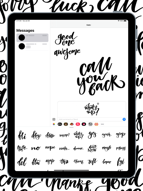 Screenshot #5 pour Calligraphy style