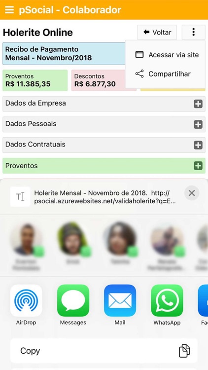 pSocial - Holerite Online screenshot-7