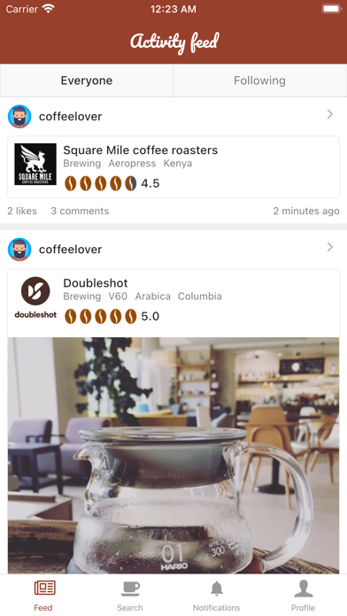 Tasting Coffee Screenshot
