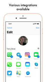 shortcut for contacts - widget iphone screenshot 2