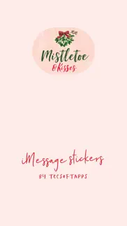 mistletoe & kisses stickers iphone screenshot 1