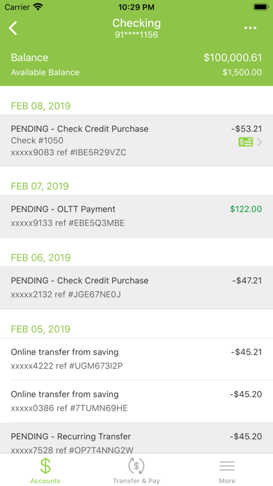 Huntington Fed. Savings Bank Screenshot