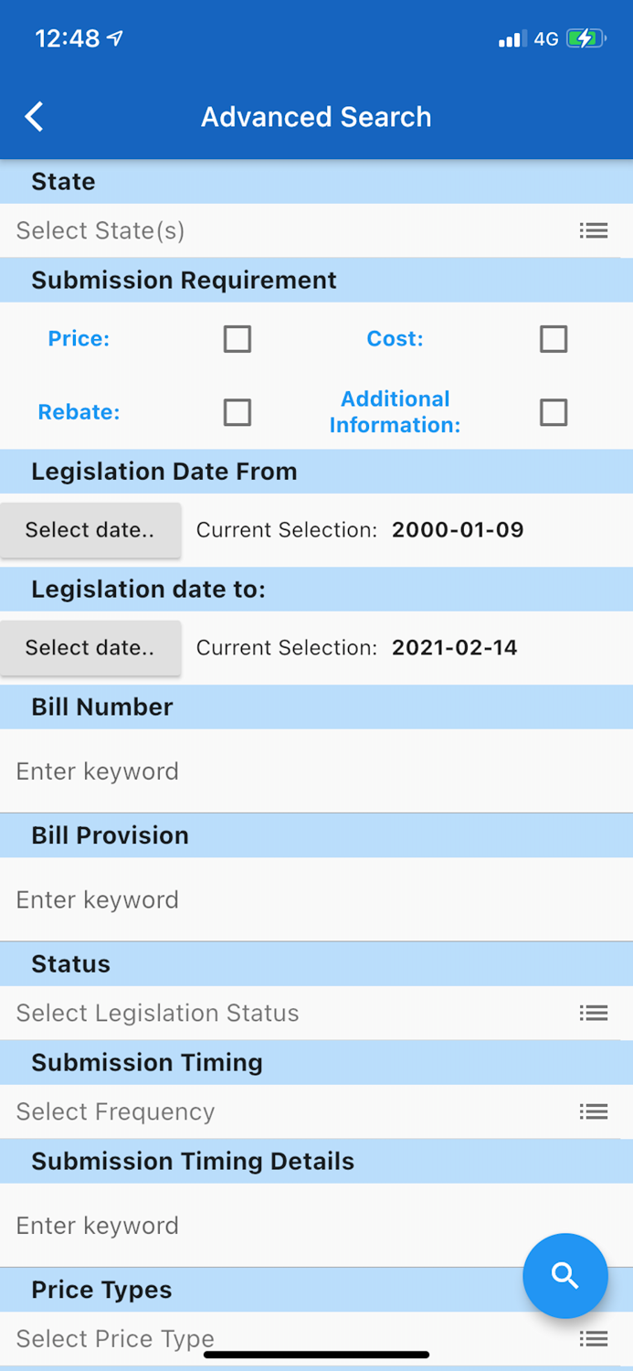 State Drug Pricing App