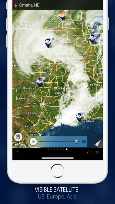 Screenshot #2 pour Radar MAX Future Weather Radar
