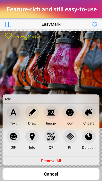 How to cancel & delete EasyMark - watermark photos and videos easily from iphone & ipad 4