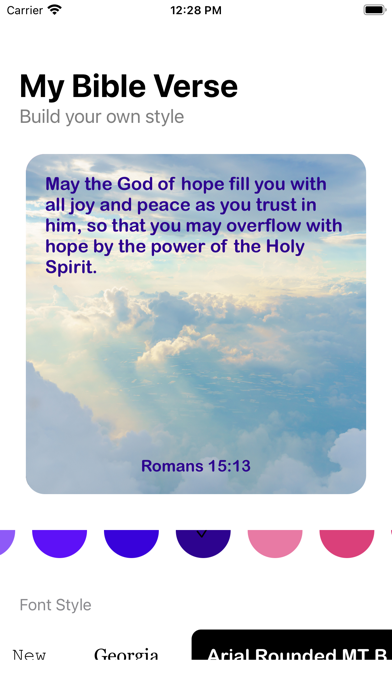 Bible Widget + Screenshot
