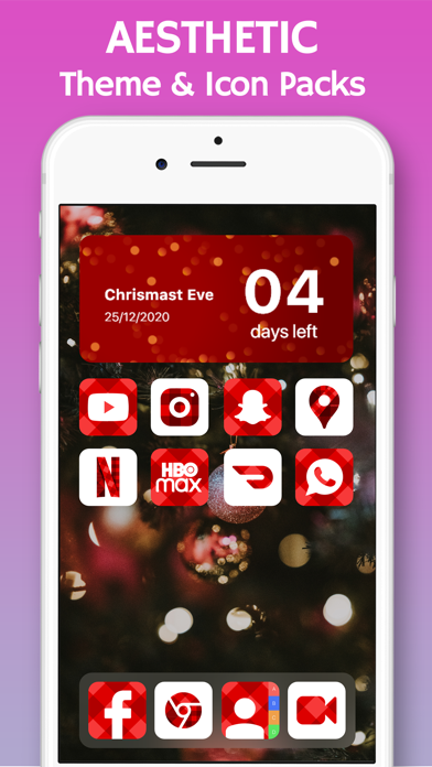 Top widgets: calendar, timer + Screenshot