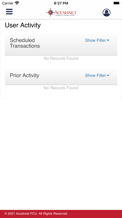 AFCU Mobile Banking Screenshot