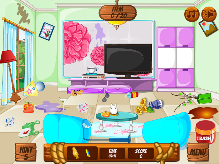 العاب تنظيف قصر الاميرة بنات