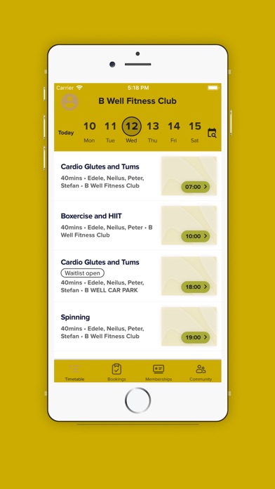 Screenshot #3 pour B Well Fitness Club