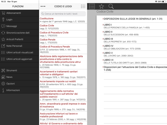 Codici Civile e Penale