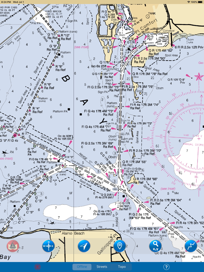 Texas – Raster Nautical Charts