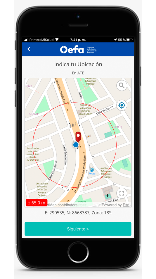 #3. Reporta Residuos (iOS) Ved: Organismo de Evaluación y Fiscalización Ambiental