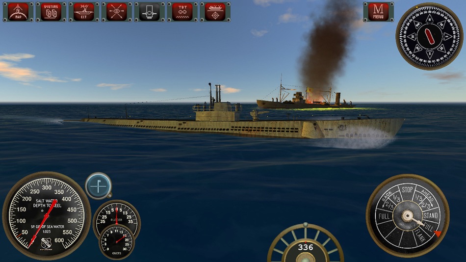 #2. Silent Depth Submarine Sim (iOS) 来自: COBBLECROWD