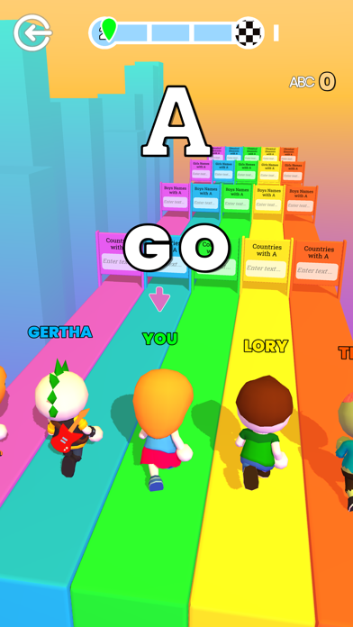 screenshot of ABC Runner 1