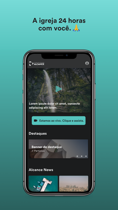 Comunidade Alcance Screenshot