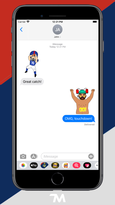 Screenshot 4 of U.S. Football Stickers App