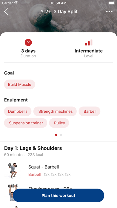 Tonbridge Boys' Fitness App screenshot 3