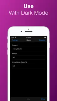 car & home loan calculator pro iphone screenshot 3