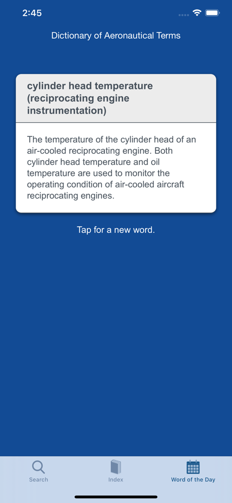 Aviation Dictionary screenshot 2