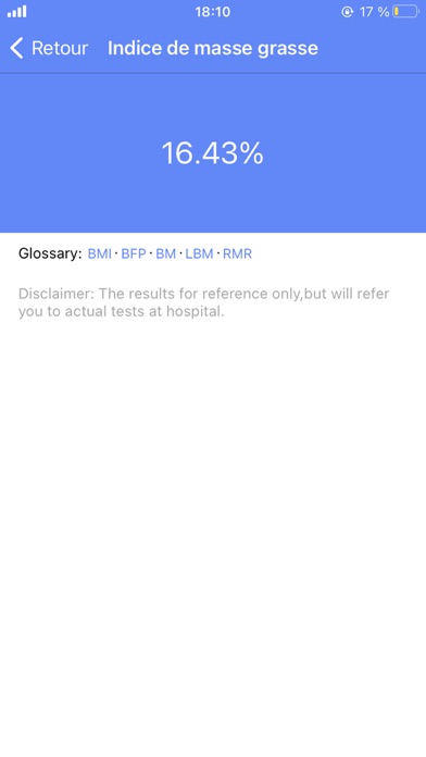 Screenshot #3 pour BMI Calculator-Body fat& BMR