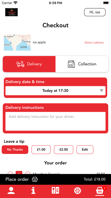 Meezban Indian cuisine Screenshot