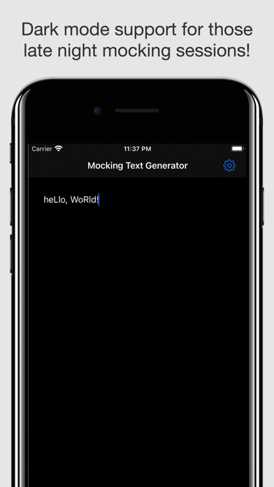 Mocking Text Generator Screenshot